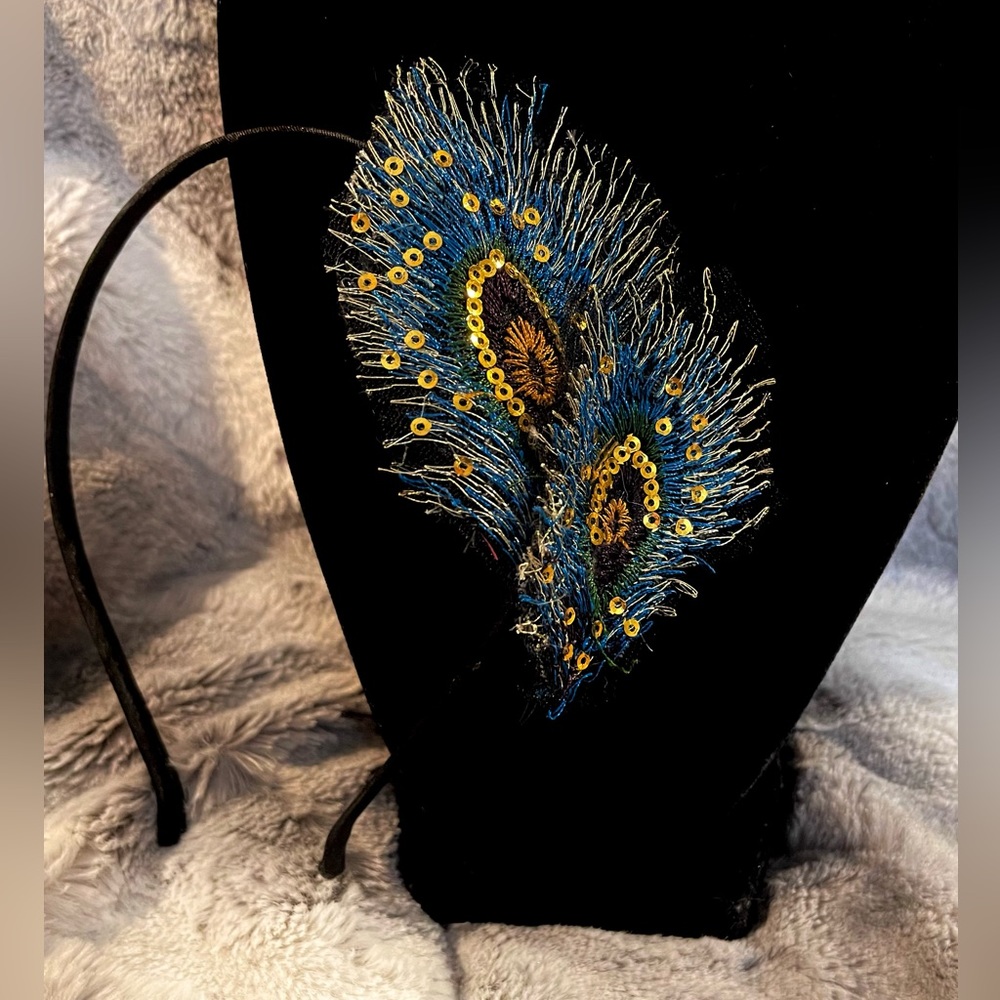 Feather Sequins Headband